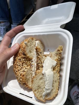   at Apollo Bagels in New York City