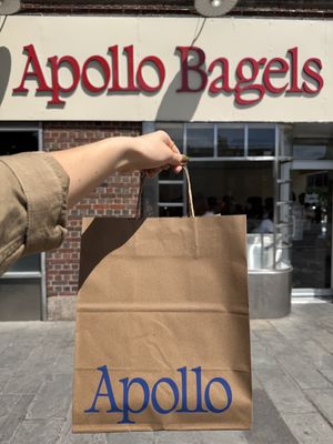   at Apollo Bagels in New York City