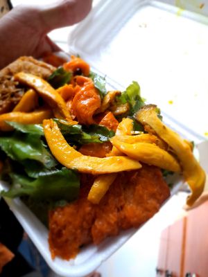 My take away vegan food at Diệu Hiền in Ho Chi Minh City