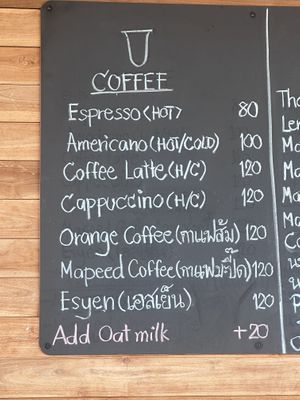 Oat milk for coffees  at Altitude79 in Koh Chang