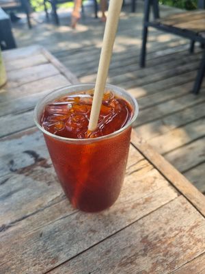 Thai tea no milk at Altitude79 in Koh Chang