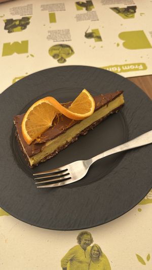 Jaffa Torte  at BioMania Bistro in Zagreb