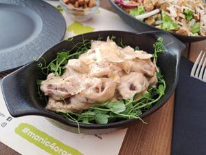 TRUFFLE GNOCCHI

Sooo creamy, cheesy and tasty!  at BioMania Bistro in Zagreb