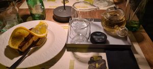 The jaffa cake was amazing. at BioMania Bistro in Zagreb