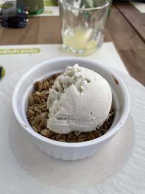 Crumble  at BioMania Bistro in Zagreb