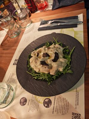 Gnocchi at BioMania Bistro in Zagreb