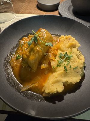 Starter size of Sarma  at BioMania Bistro in Zagreb