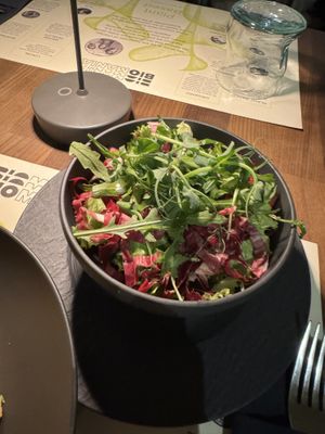 Seasonal salad  at BioMania Bistro in Zagreb