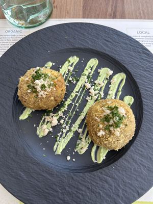 Arancini   at BioMania Bistro in Zagreb