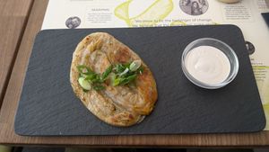 Sweet Potato Burek at BioMania Bistro in Zagreb