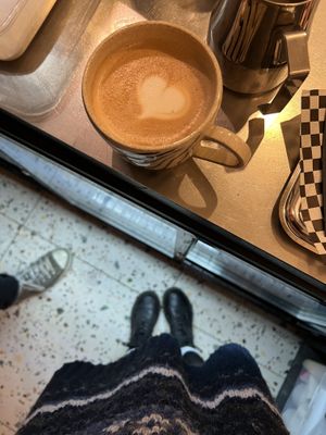 The best coffeee  at Myst in Ghent