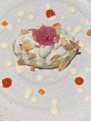 Best ‘hummus’ everr  at Rubén Miralles in Vinaros