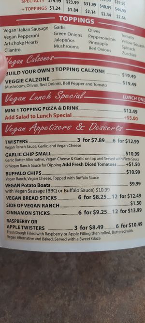  at Patty's Pizza Shack in Elk Grove