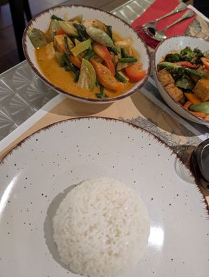 Rotes Curry at Khao Thai in Zandvoort