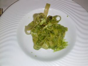 organic whole wheat pappardelle at Wynn Encore Hotel - Botero in Las Vegas