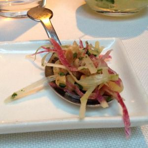 complementary appetizer  at Wynn Encore Hotel - Botero in Las Vegas