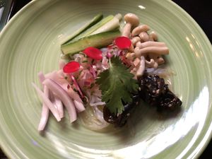 Vegan noodle salad   at Umami in Maastricht