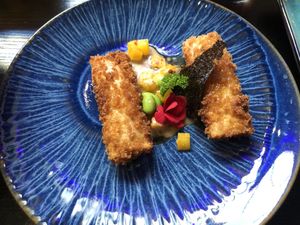 Crunchy veggie roll   at Umami in Maastricht