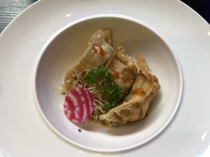 Veggie gyoza  at Umami in Maastricht
