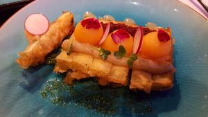 Fried Aubergine at Umami in Maastricht