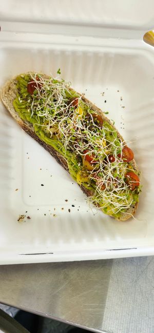Homemase Sourdough avacado toast at La Antropología de la Comida in Salinas
