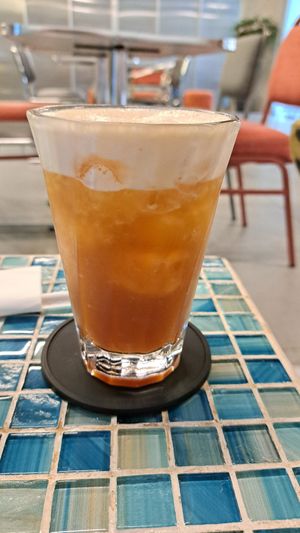 Mango iced tea at Odd Cafe  in Mandaluyong