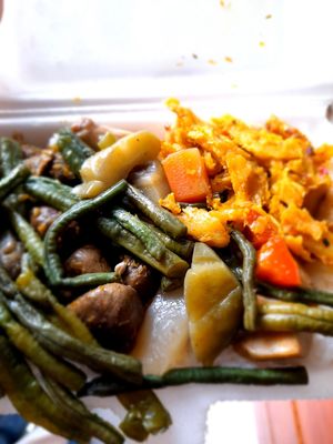 My take away vegan food at Pháp Hoa in Ho Chi Minh City