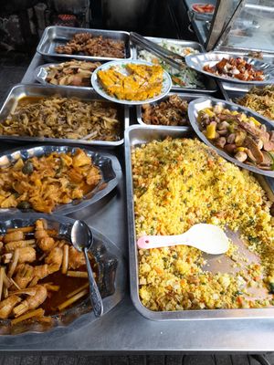 Cơm Chay selection at Pháp Hoa in Ho Chi Minh City