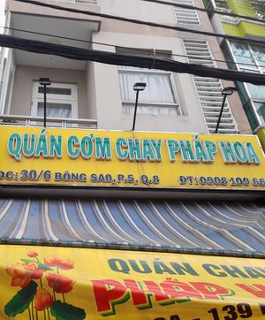 Address and phone number at Pháp Hoa in Ho Chi Minh City
