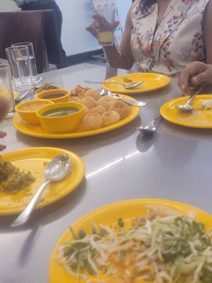 Pani puri at Swati Snacks - Nariman Point in Mumbai