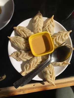 Veg momos  at Khasti Newa Nasaa in Kathmandu
