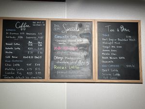   at Three Cats Coffee in Woodinville