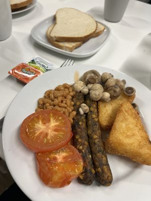 Vegan breakfast  at IKEA  in Cardiff