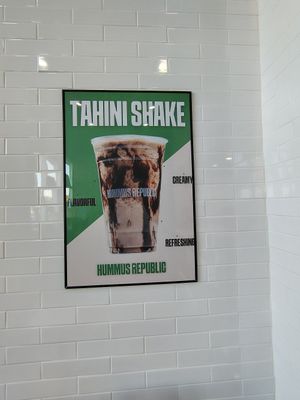 Amazing. Dates , almond milk tahini and chocolate syrup.
You have to try it at Hummus Republic in Fort Myers