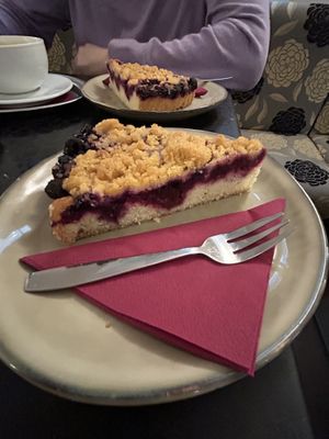 Berry cake   at Neruda Cafe  in Prague