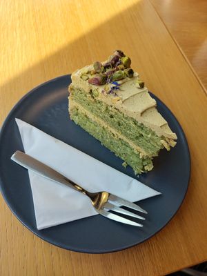 Pistazientorte at Neruda Cafe  in Prague