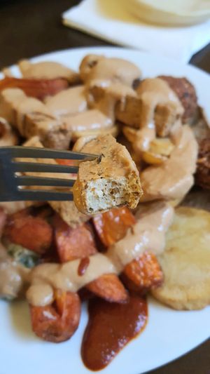 tofu - inside #Veganuary at Sahara Imbiss - Wildenbruchstr in Berlin