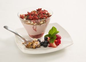 Super Yogurt Parfait at Island Naturals Cafe in Seven Mile Beach