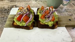 Yummm-so happy to find this place ♥️  at Island Naturals Cafe in Seven Mile Beach