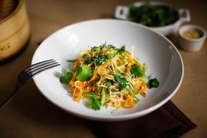 Sesame veg noodles at Vegan Commissary in Philadelphia