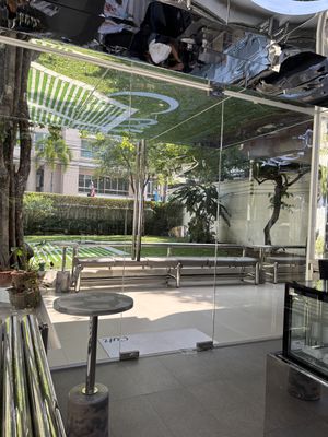 Outdoor seating  at Cult.Thailand in Bangkok