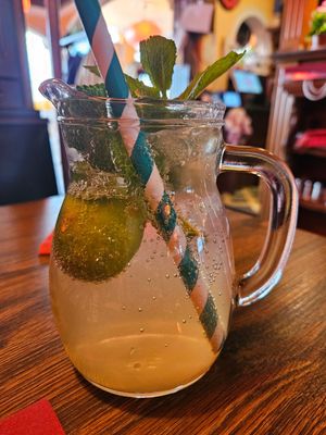 Homemade lime lemonade at Pang Pang Ya - Original Peking Ente in Duisburg