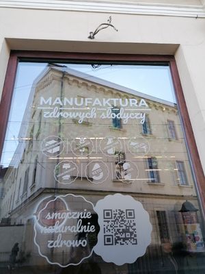 Good to see vegans being catered for! at Ciacho bez Cukru - Karmelicka in Krakow