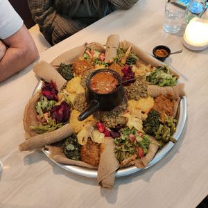 Vegan Beye Aynetu for 4 + Shiro Wot at Soliana - Fusion Home Cooking in Cologne