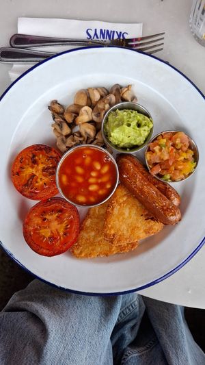 Vegan Breakfast at Tank and Skinny's - Seaside  in Buncrana