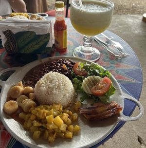   at La Choza Típica in Mansion