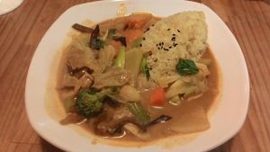 Masala curry rice. at Yummy Vegan House in Taipei