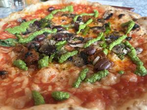 Vegan Nduja pizza   at Rudy's Pizza Napoletana in Newcastle Upon Tyne