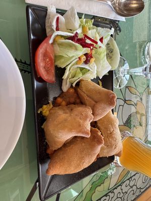 Samosas  at Indisches Restaurant Kohinoor in Nuremberg