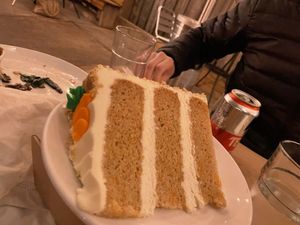 Carrot cake!!!! at Handlebar in Chicago